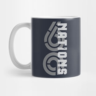 6 Nations Championship Abstract Design Mug